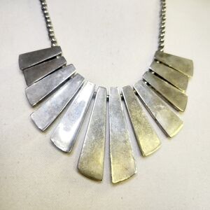 Mid-Century Modern Vintage Silver Necklace